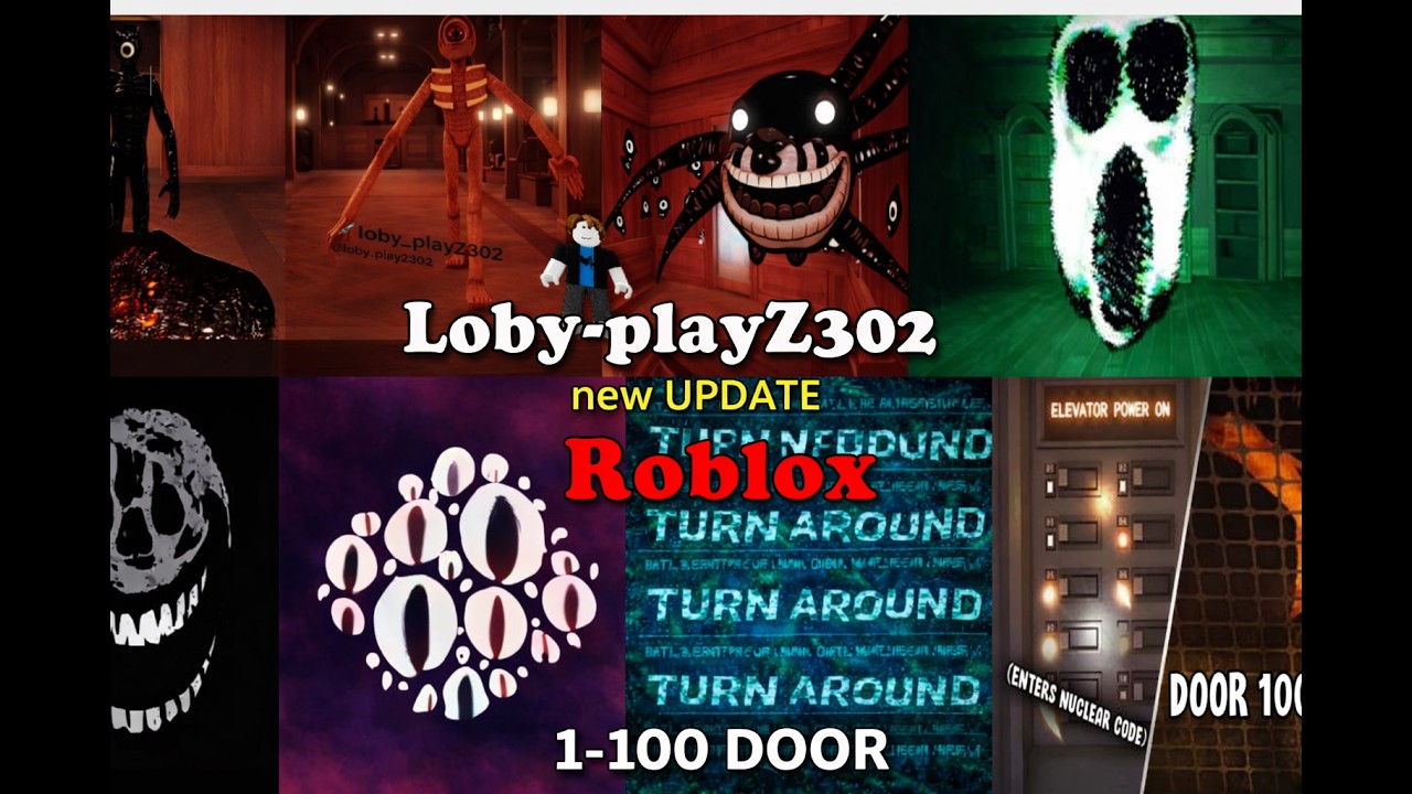 Roblox door (CHAOS MOOD) 1 to 100 door...#video#
