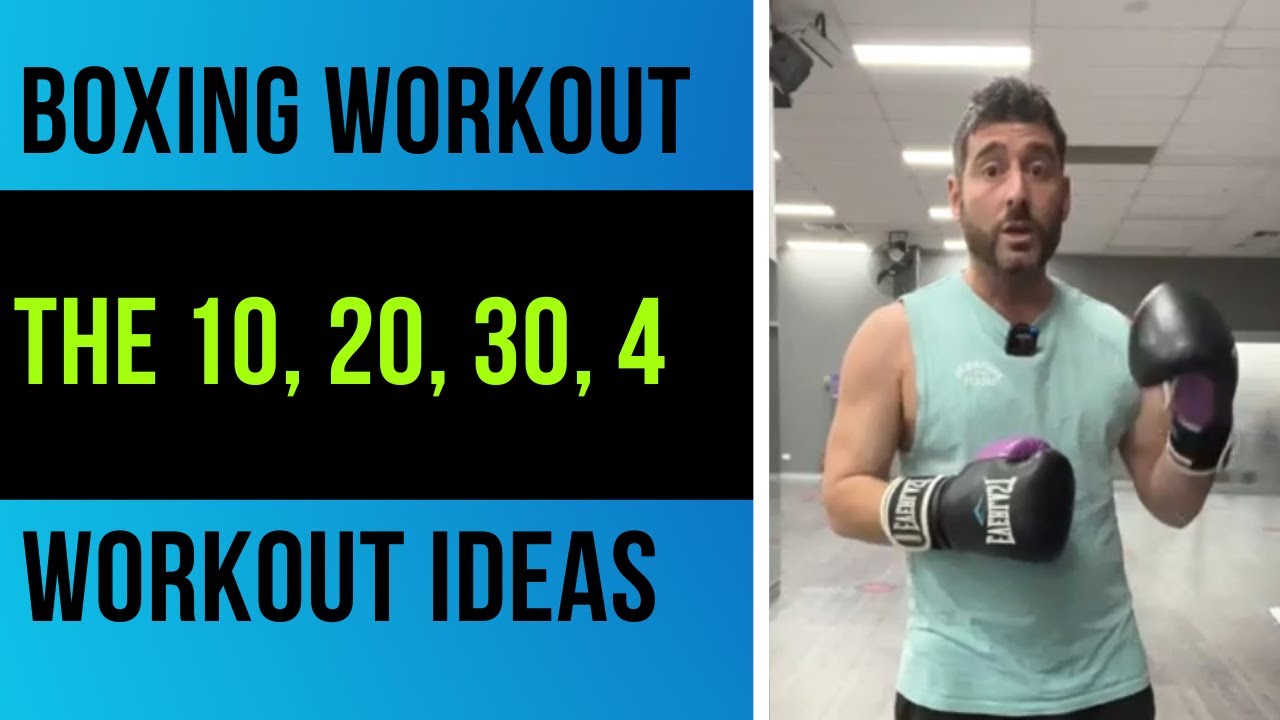 Boxing Workout for Bootcamp “The 10, 20, 30, 4” #shorts