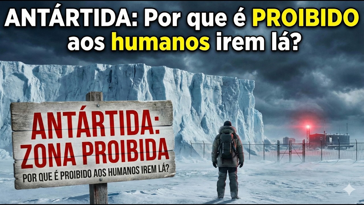 ANTÁRTIDA: Por que é PROIBIDO aos humanos irem lá?