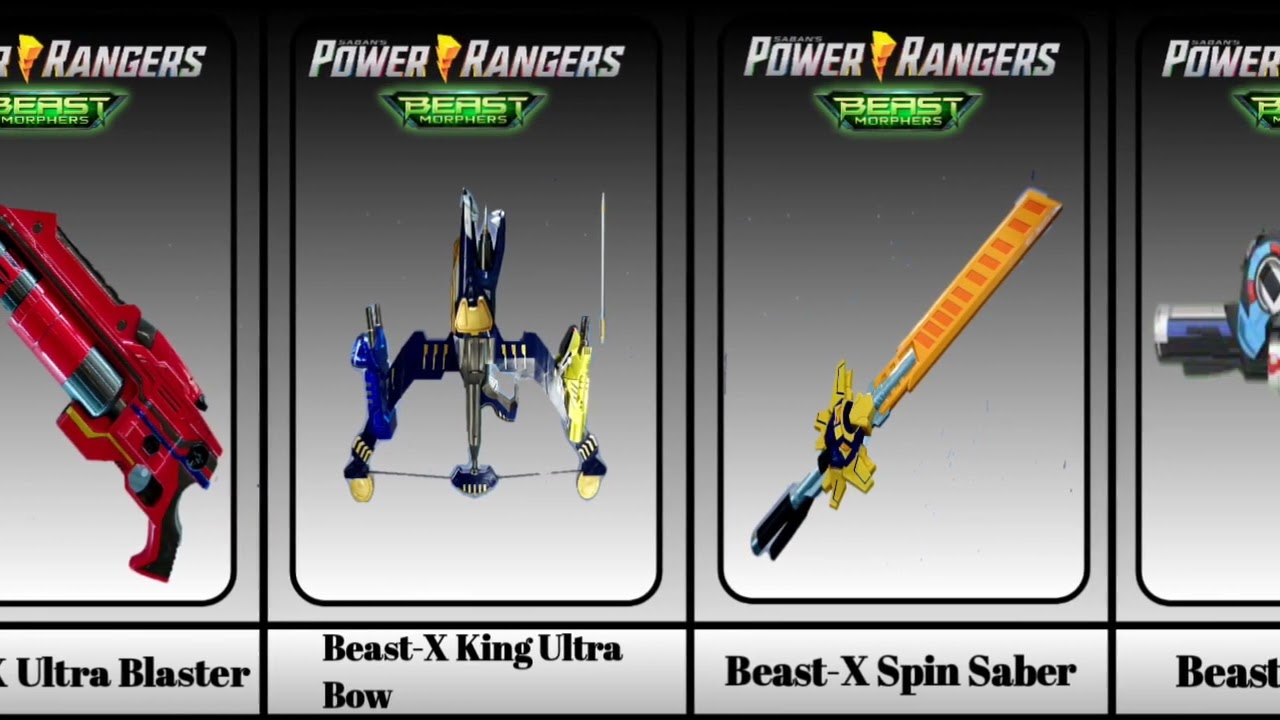 Power Rangers Beast Morphers  Arsenal(weapons) ||