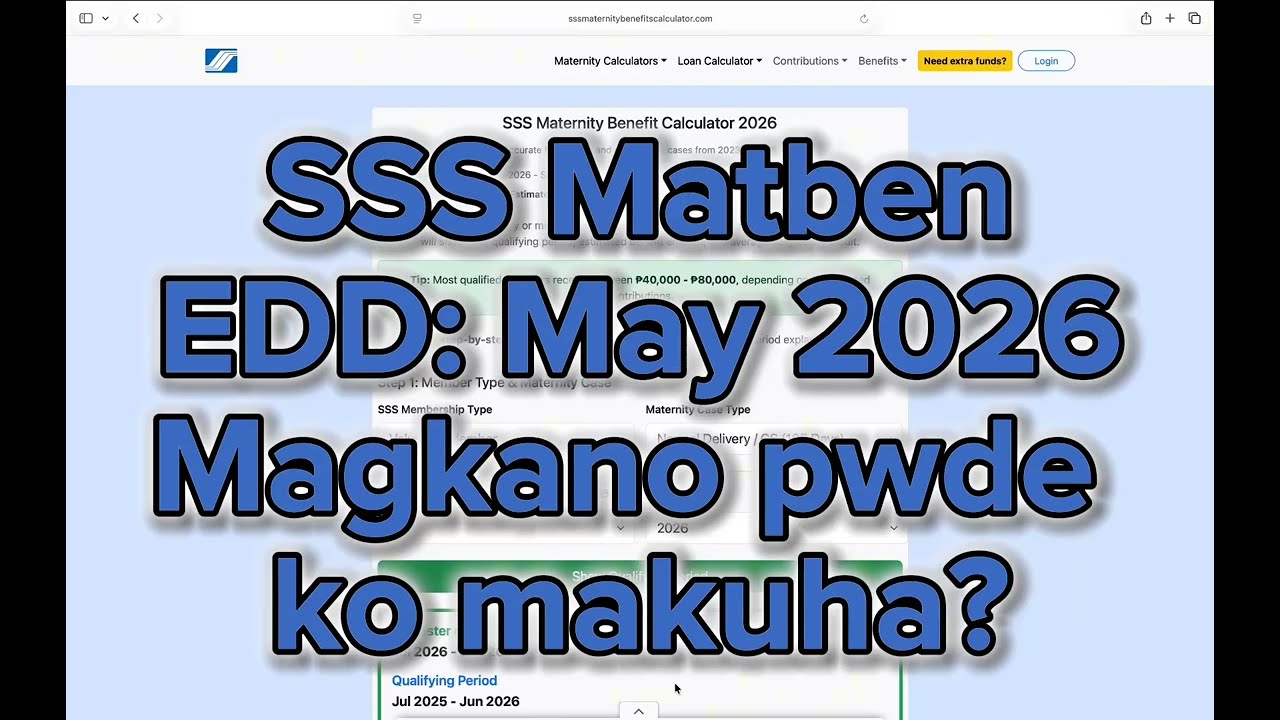 SSS Maternity Benefit 2026: EDD May 2026, Magkano Pwede Makuha?