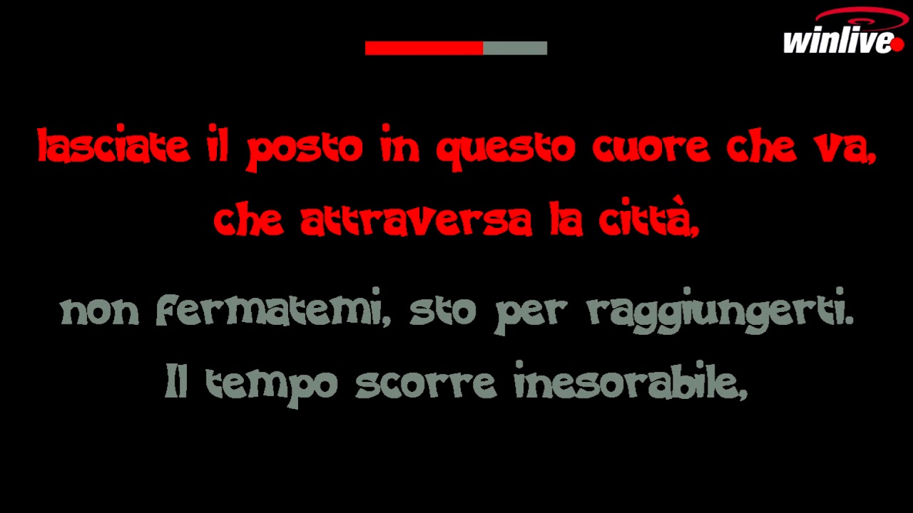 RAF   IN TUTTI I MIEI GIORNI KARAOKE