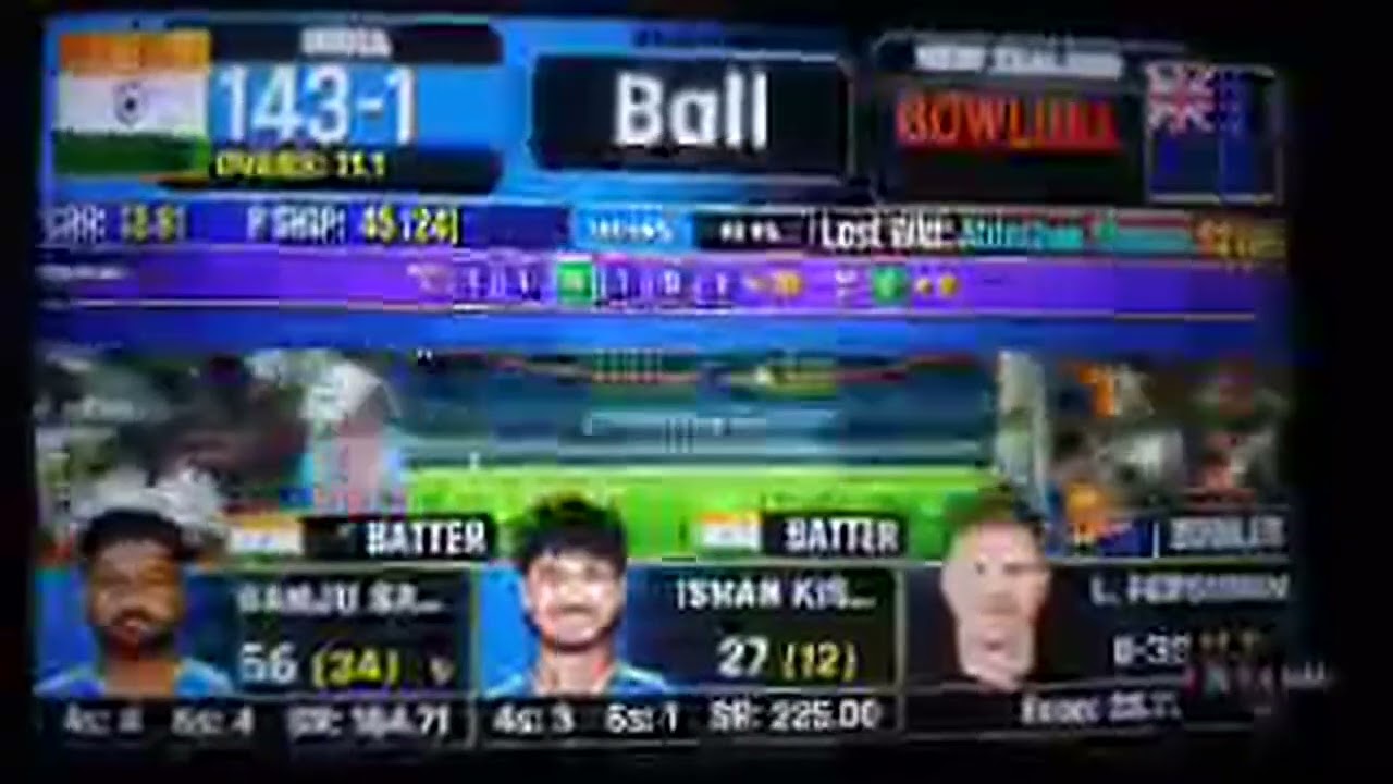 Highlight 0:00 - 4:58 from India vs newzealand live match