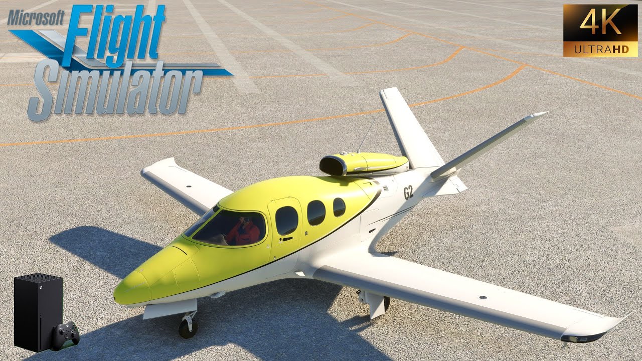 MSFS2020 XBOX SERIES X Cirrus Vision Jet G2 Quick Flight 4K
