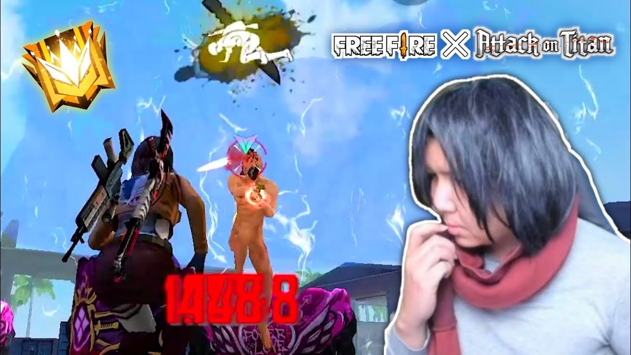 ATTACK ON TITAN IN FREEFIRE ( MODE PEWE GAMERZ, RUOK FF, Apelapato999 ) 👽🎯 - AOT X FF