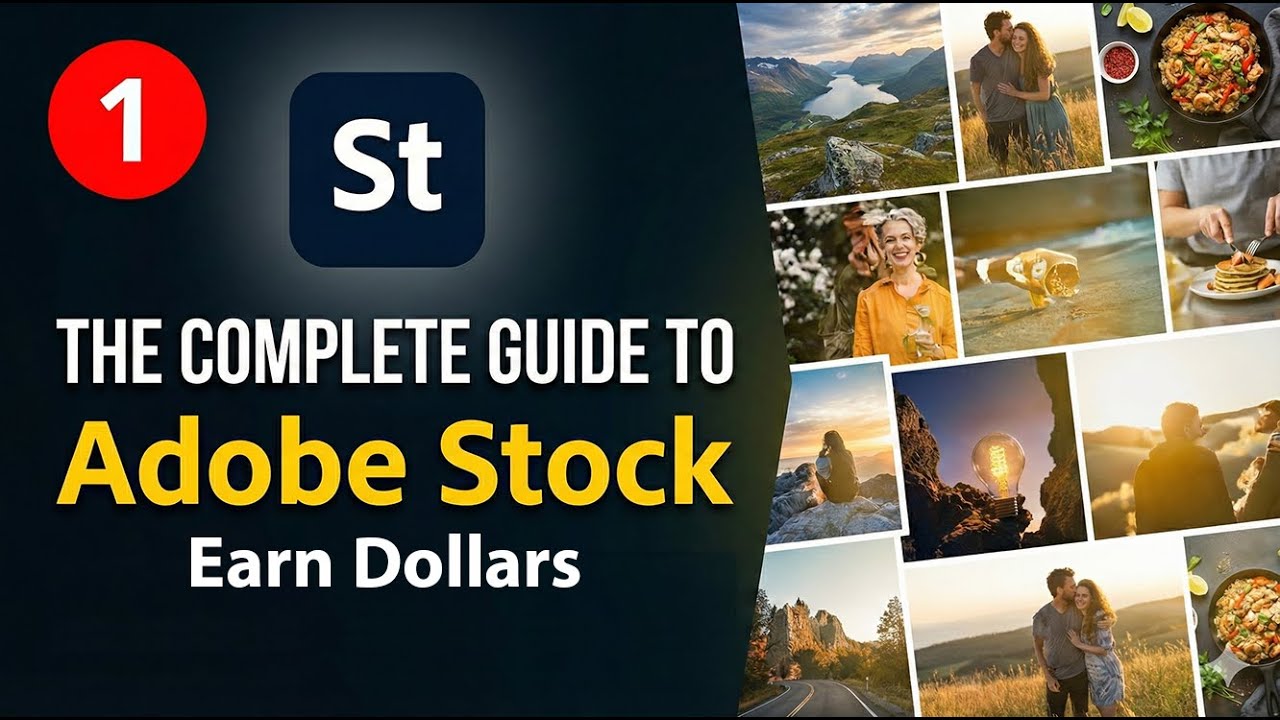 Зарабатывайте доллары на Adobe Stock | Руководство для начинающих по продаже своих работ. Видео (1)
