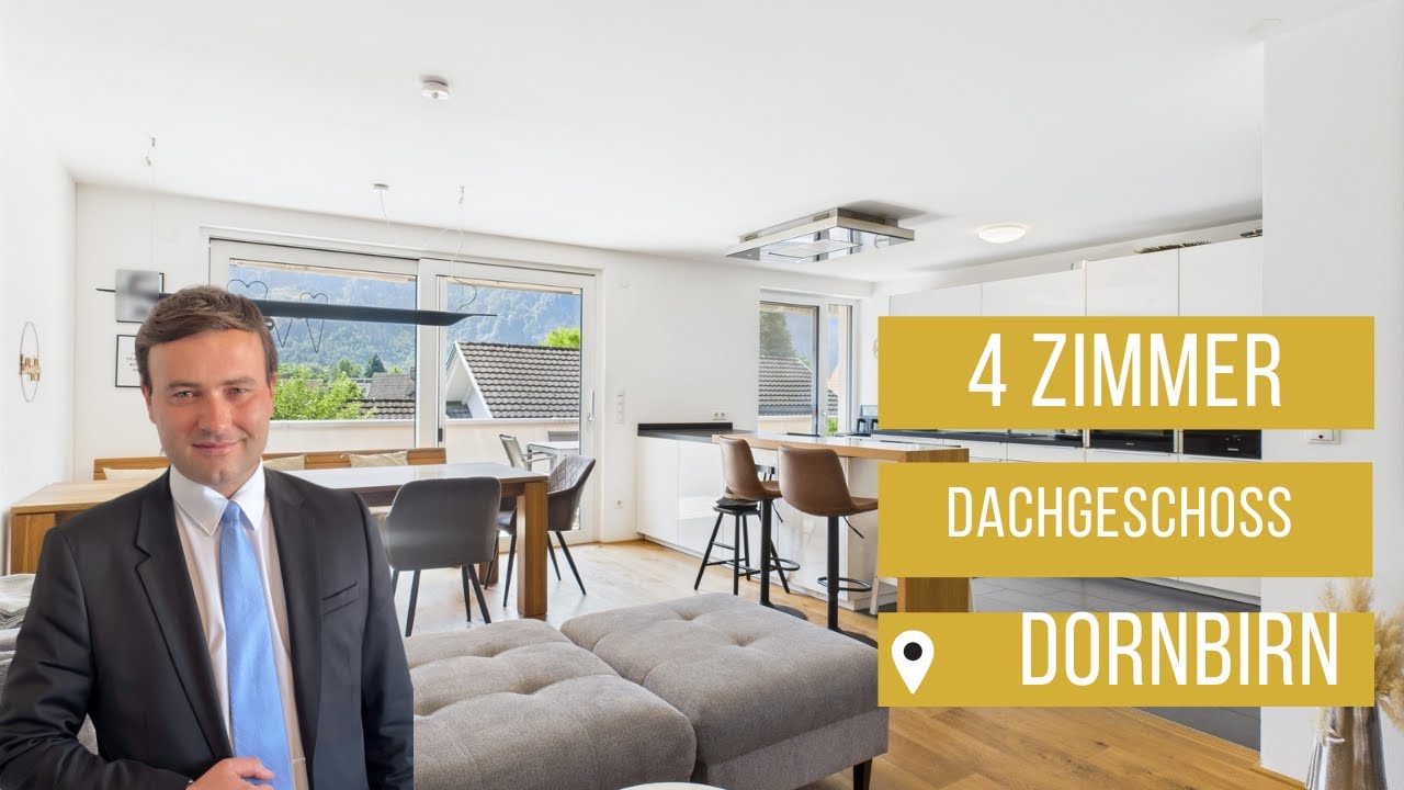 Großzügige 4-Zimmer-Dachgeschosswohnung mit sonniger Terrasse in Dornbirn-Hatlerdorf