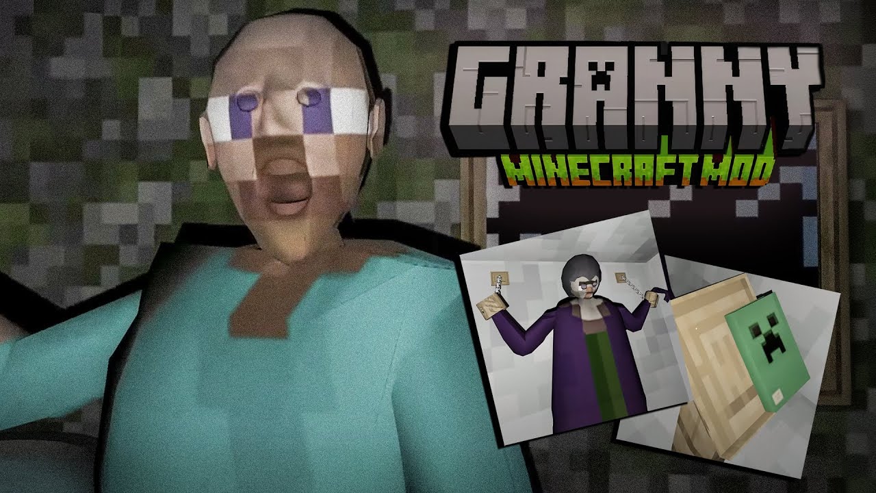 BU GRANNY MODU ORJİNAL MİNECRAFT GİBİ! - Granny Minecraft (PC MOD)