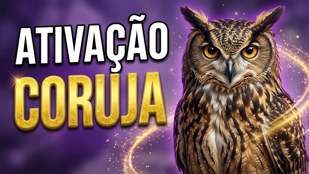 🦉   ARQUÉTIPO DA CORUJA ATIVAÇÃO IMEDIATA para sabedoria, foco e clareza mental