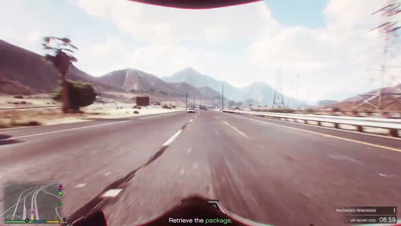 GTA5 153 Rocketing Through On Coming Traffic