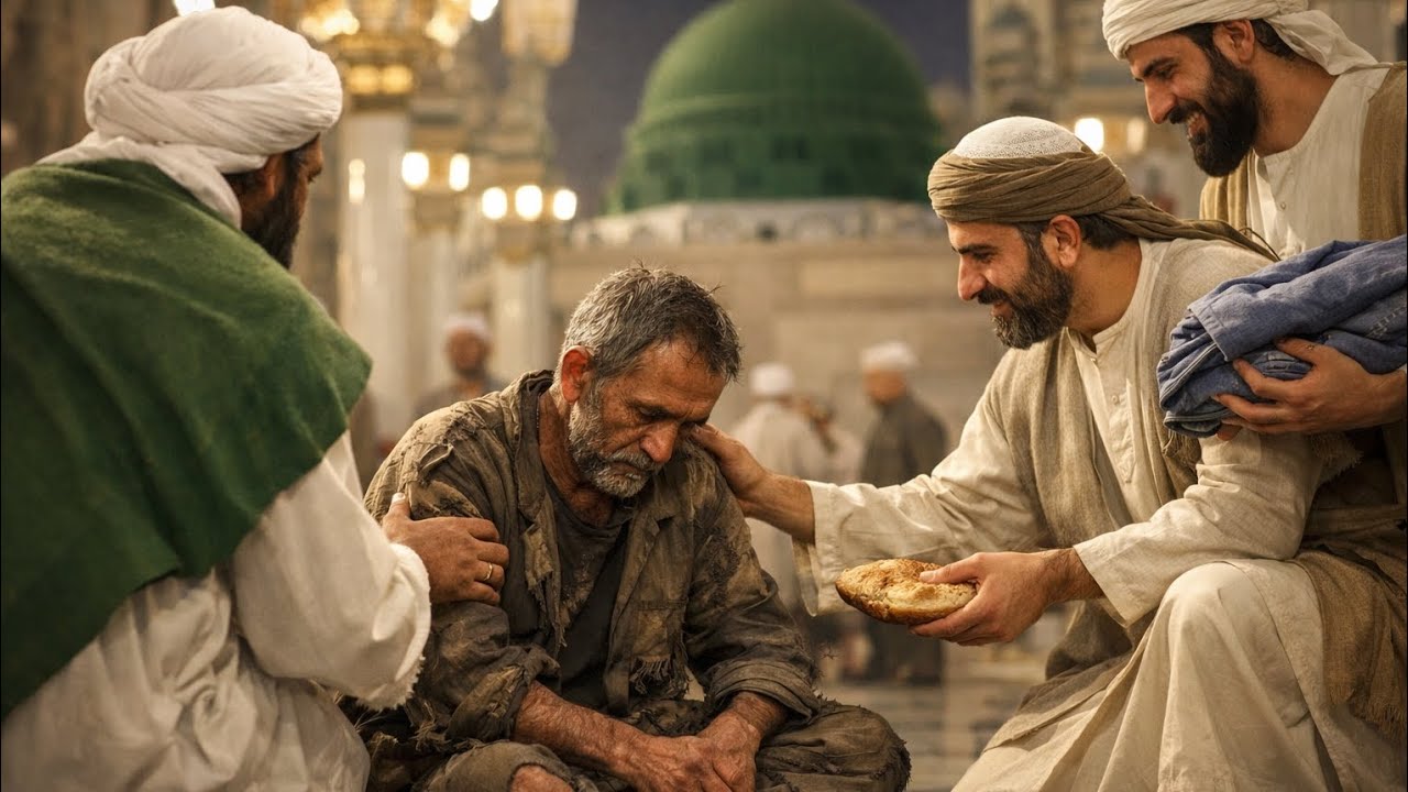 Ek Gareeb Masjid Mein Baitha Tha… Nabi ﷺ Ne Jo Kiya Sab Hairan Reh Gaye