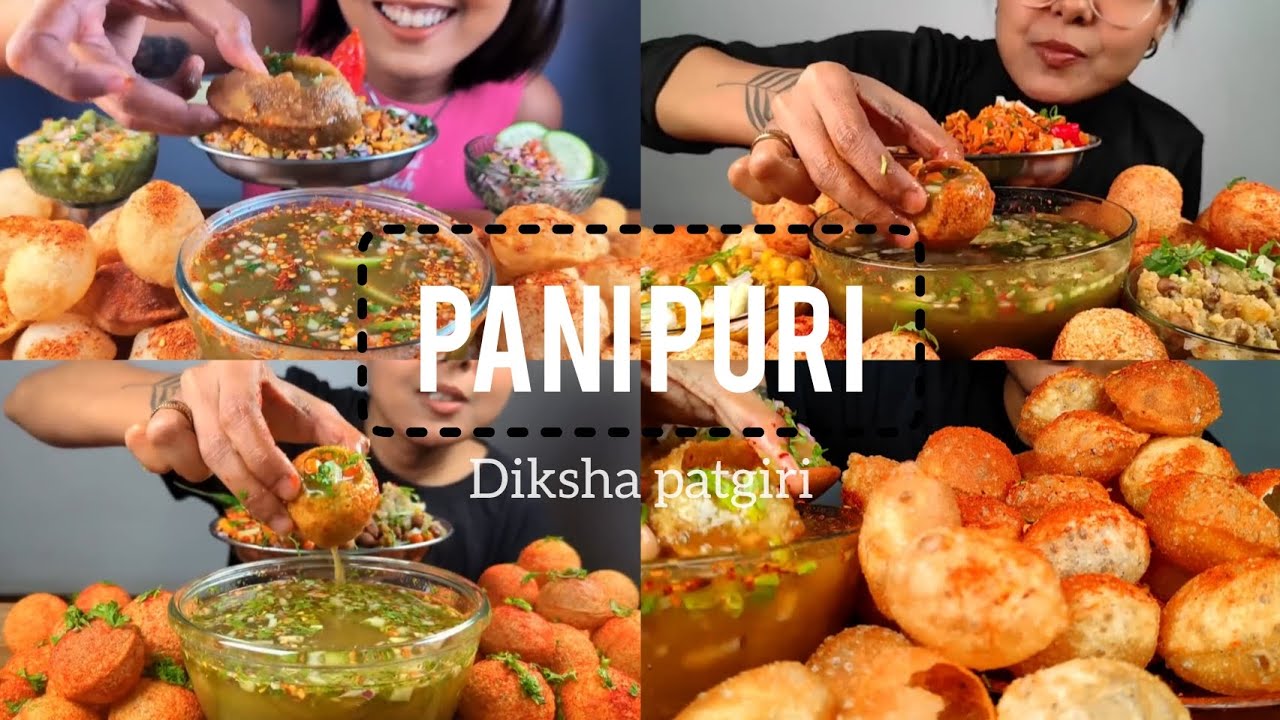 ASMR || PANI PURI|| MUKBANG|| STREET FOOD|| GOLGAPPA||DIKSHA PATGIRI