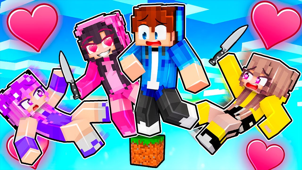 Atrapado en un Bloque Con MIS FANS LOCAS en Minecraft!