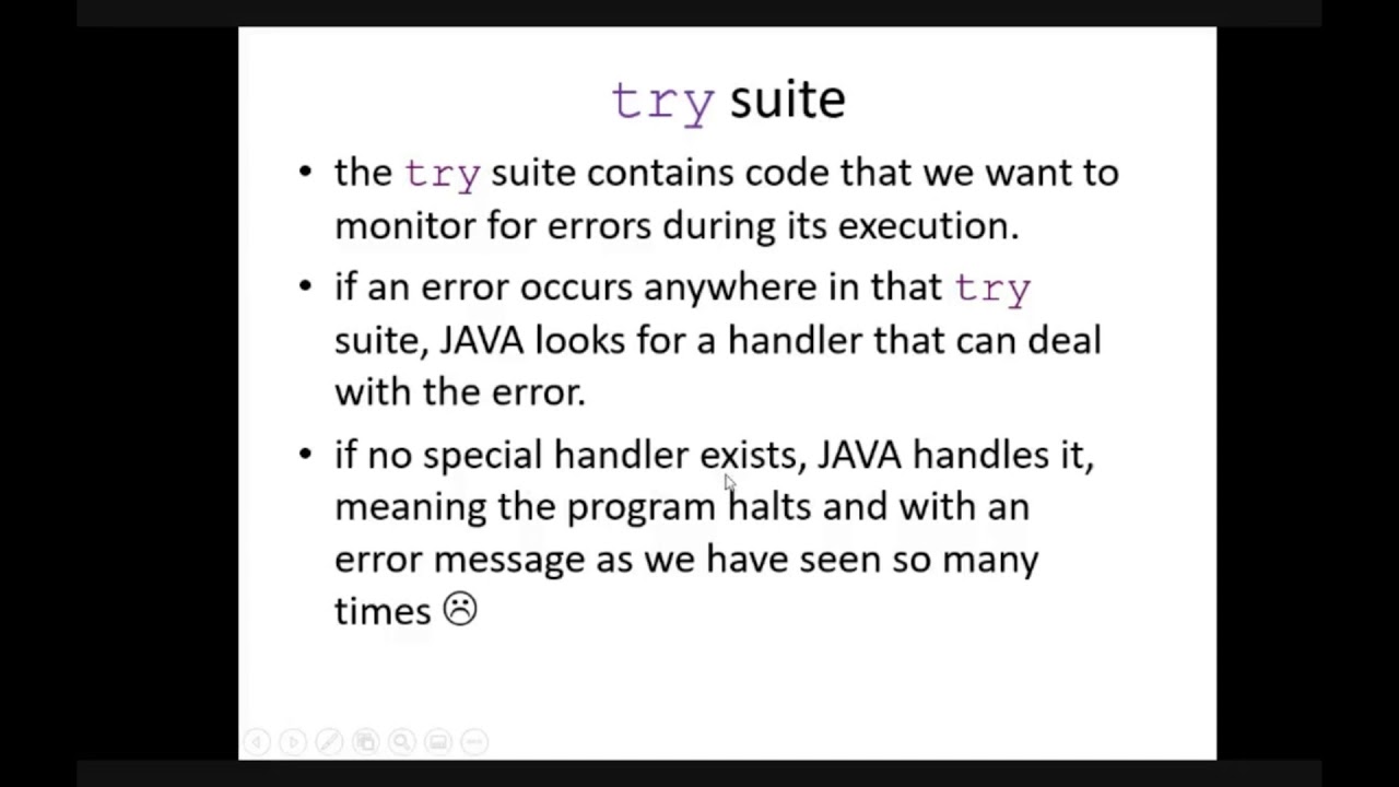 Exception Handling and File IO in JAVA