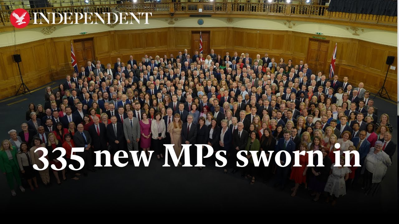 Live: New MPs sworn into House of Commons following general election