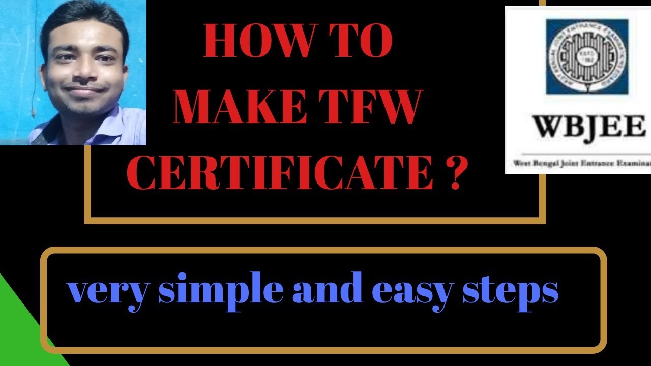 Wbjee tfw application, when and how to apply , information update