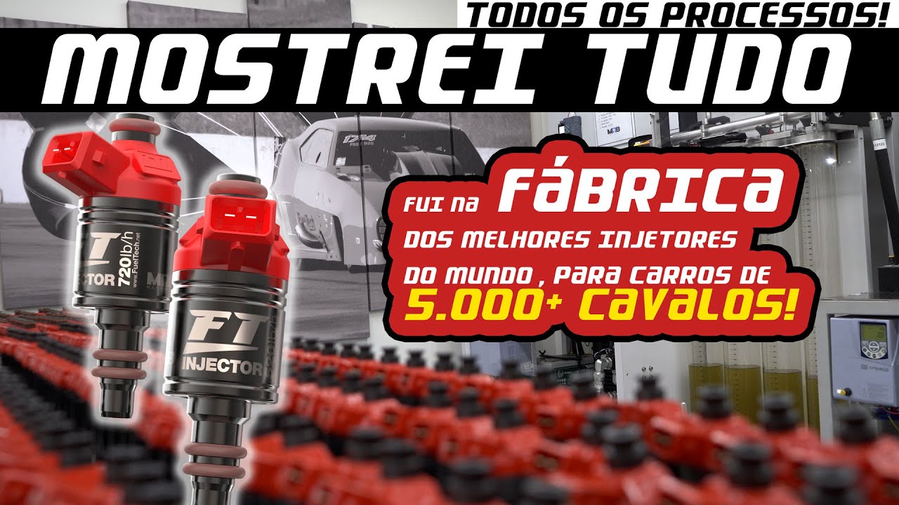 FÁBRICAÇÃO DO FT INJECTOR NA MRB - TODO O PROCESSO!  @FuelTechOficial
