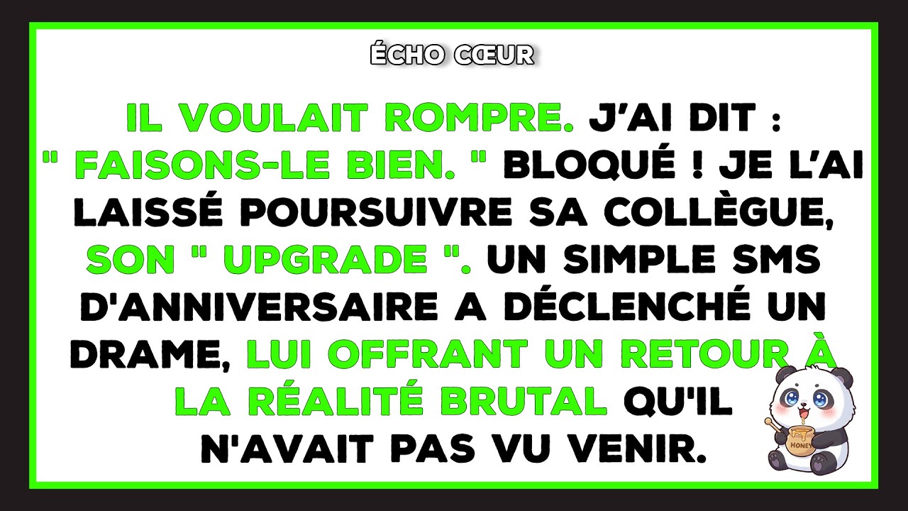 Il a dit : 