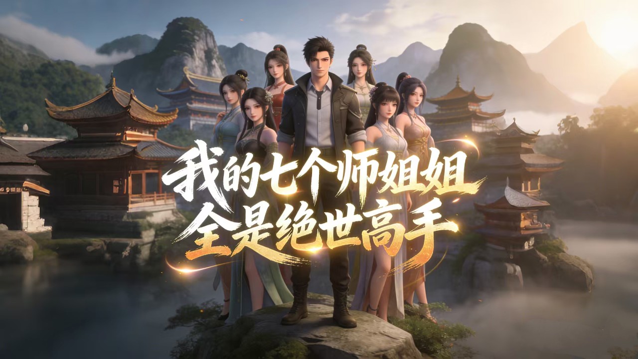 【ENG SUB】我的七個師姐全是絕世高手 My Seven Sisters Are All Peerless Masters  EP 1~24 #anime #都市 #爽文 #修仙 #動漫