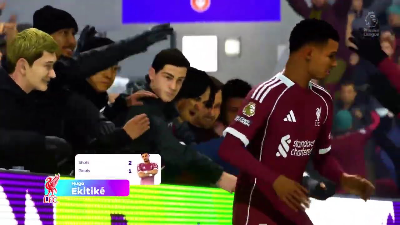 EA SPORTS FC · LIVERPOOL vs. MANCHESTER CITY in ENGLISH PREMIER LEAGUE MATCH!