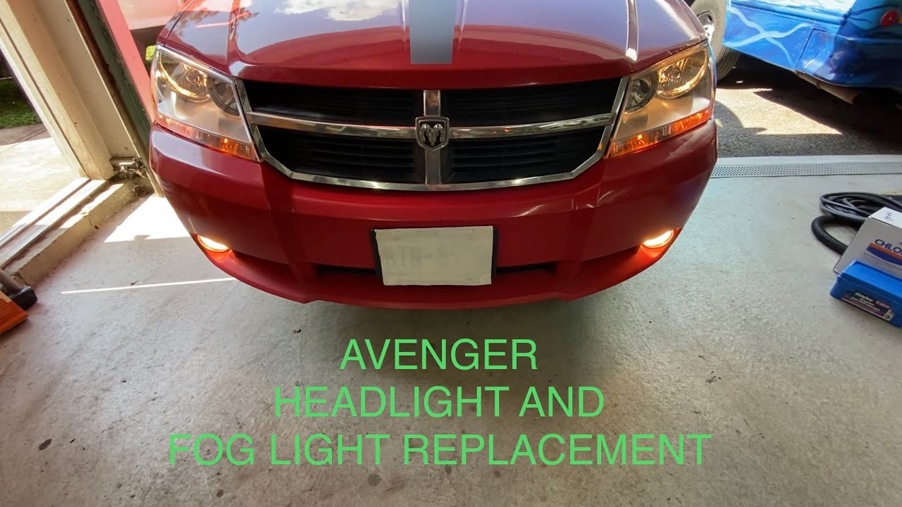 Замена фар Dodge Avenger