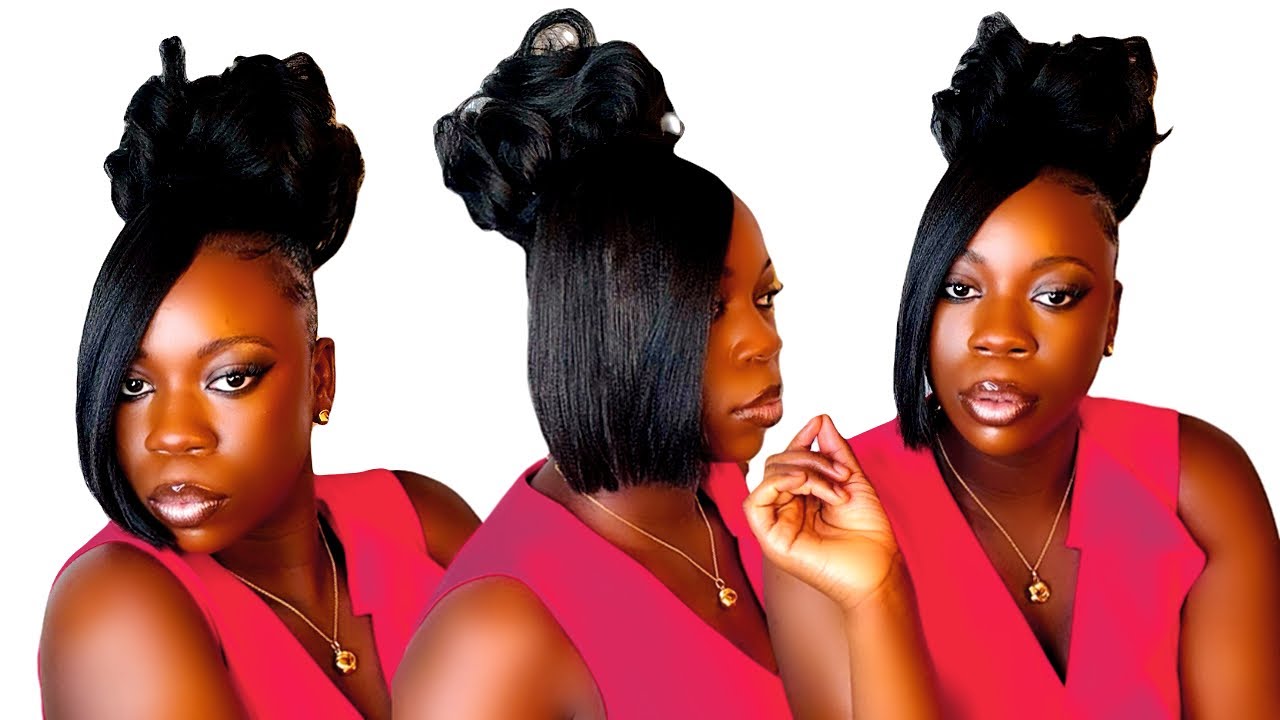 Regal Side-Sweep  messy Bun