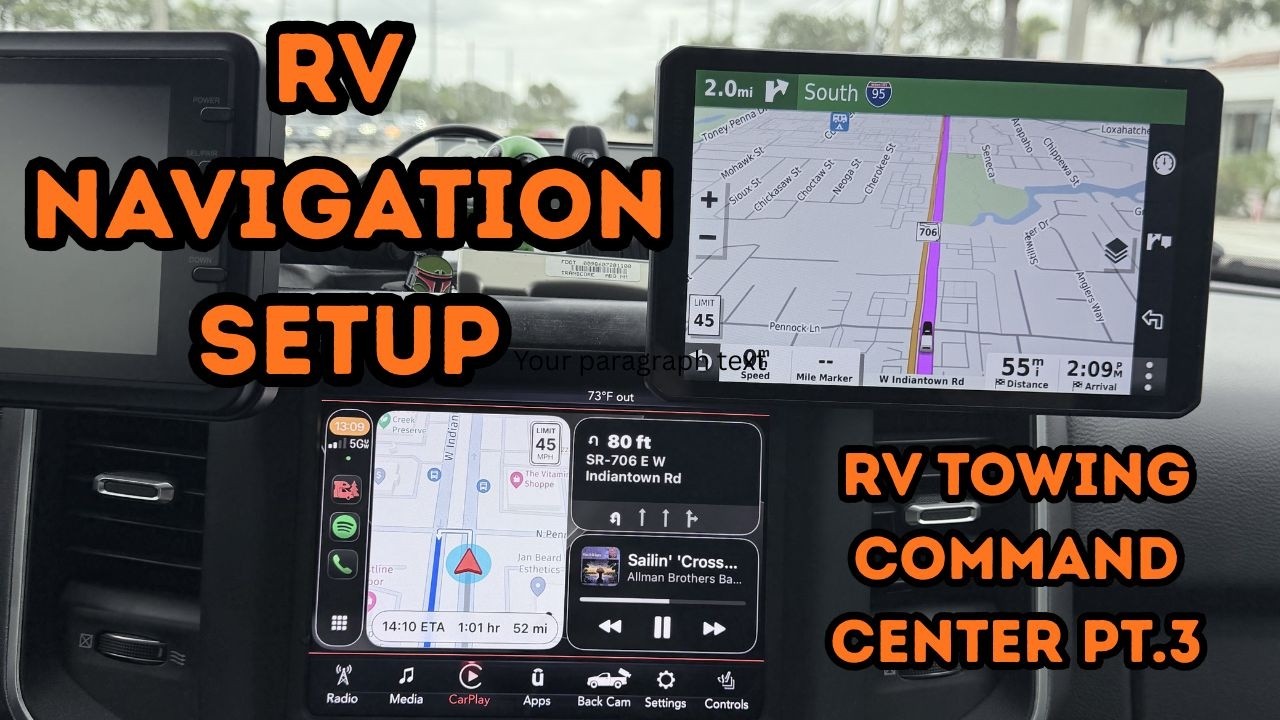 Настройка навигации для автодома: Garmin RV 890 + приложение RV Life - Command Center 3/3