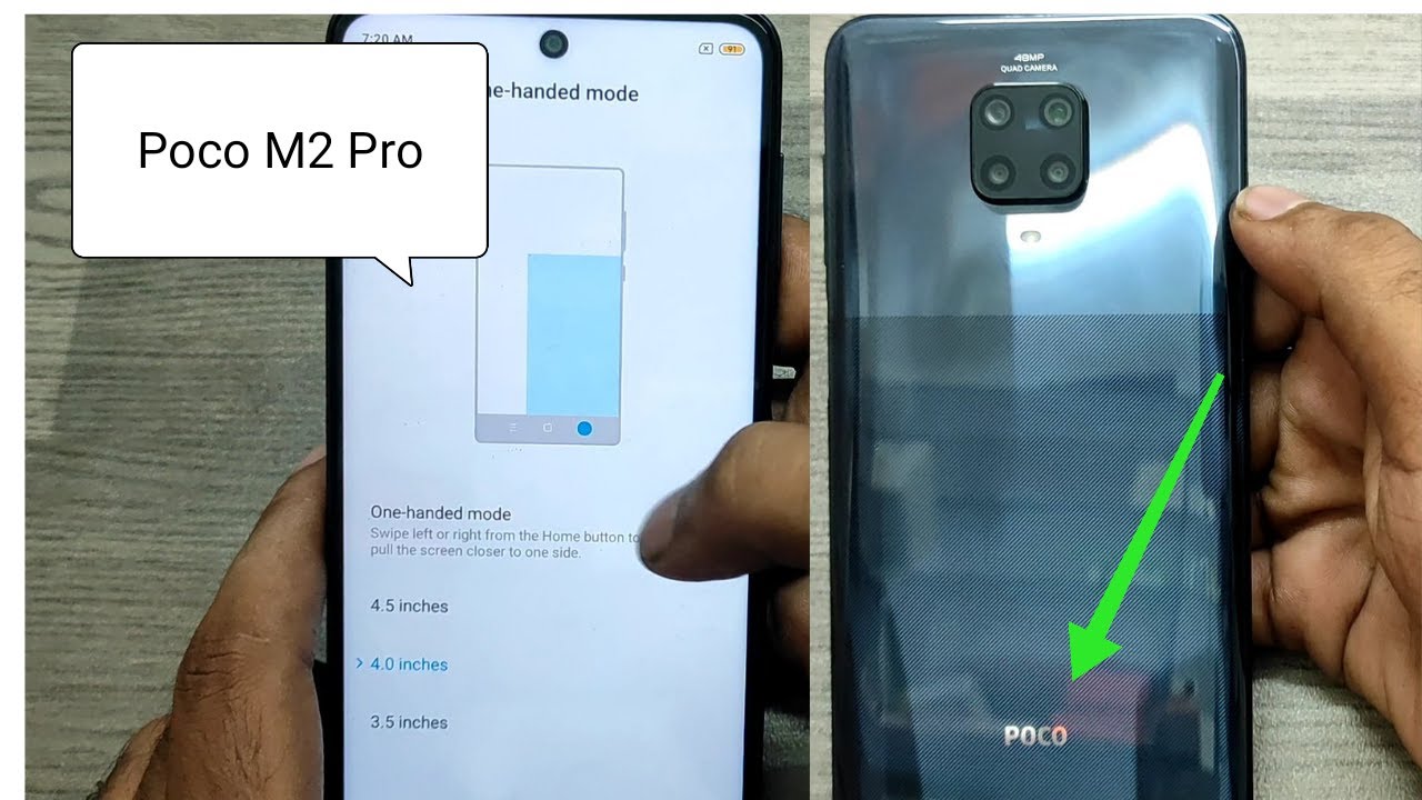 How to set one-handed mode in POCO M2 pro/POCO M2| One-Handed Mode in your XIAOMI Poco M2 Pro.