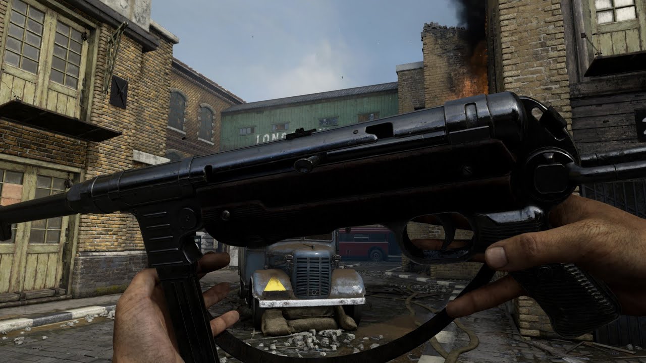 Геймплей 66-12 MP40 | Многопользовательский игровой процесс Call of Duty WW2 (без комментариев)
