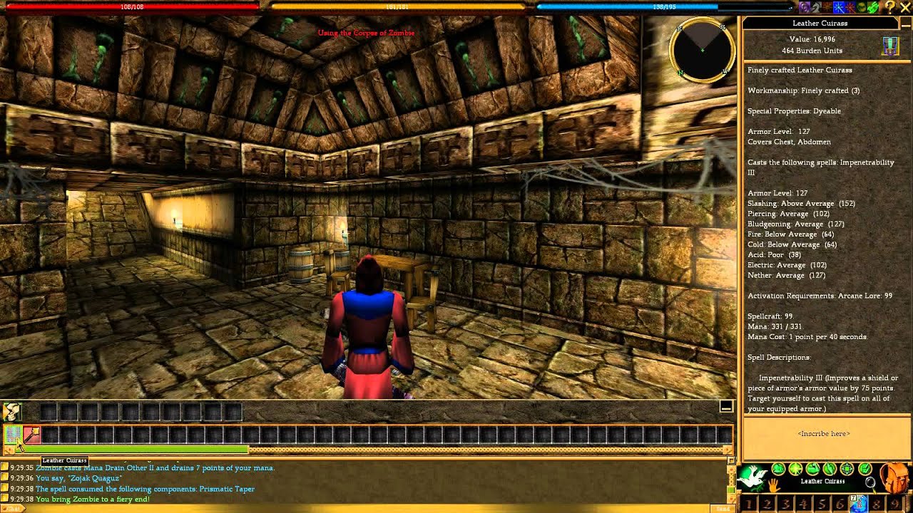 Let's Play Asheron's Call - ep 8 - Dizzarian's return to AC