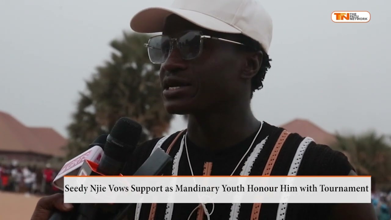 Seedy Njie Vows Support as Mandinary Youth Honour Him with Tournament