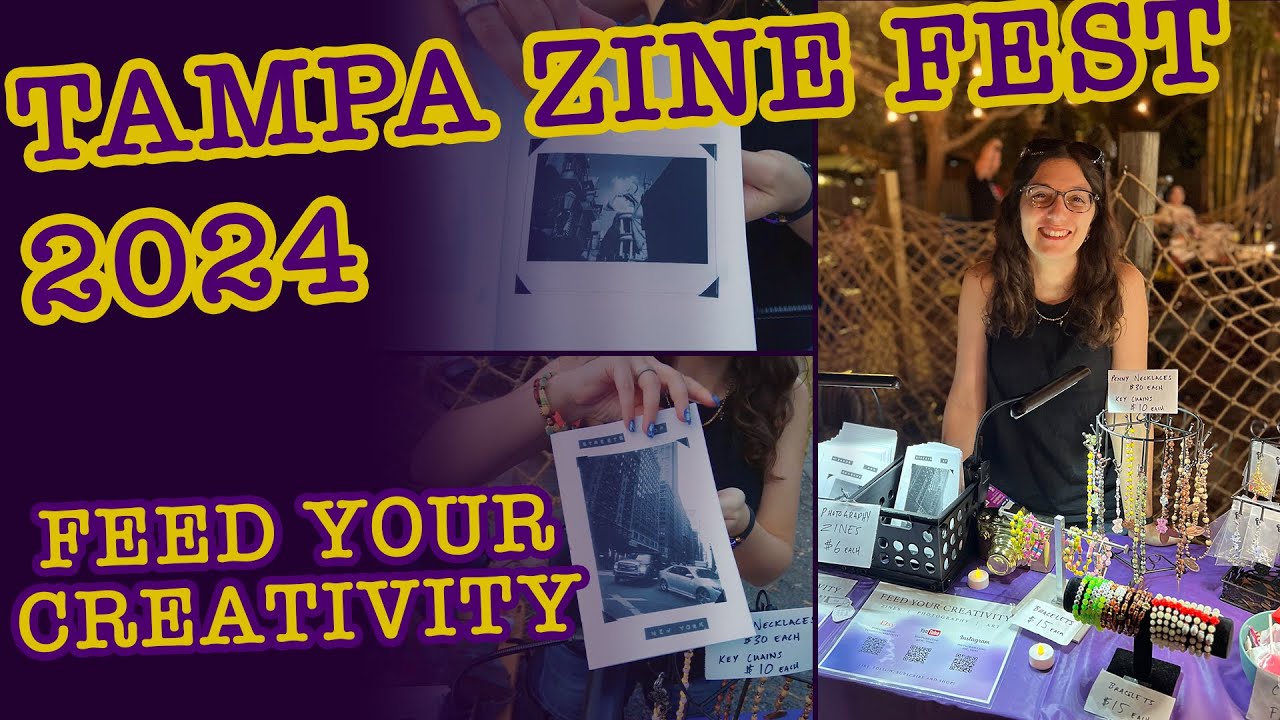 Tampa Zine Fest 2024  |  Zines, Photography, Music and More