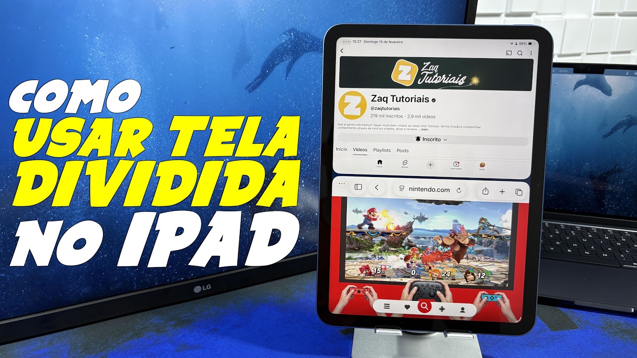 Como USAR TELA DIVIDIDA no IPAD
