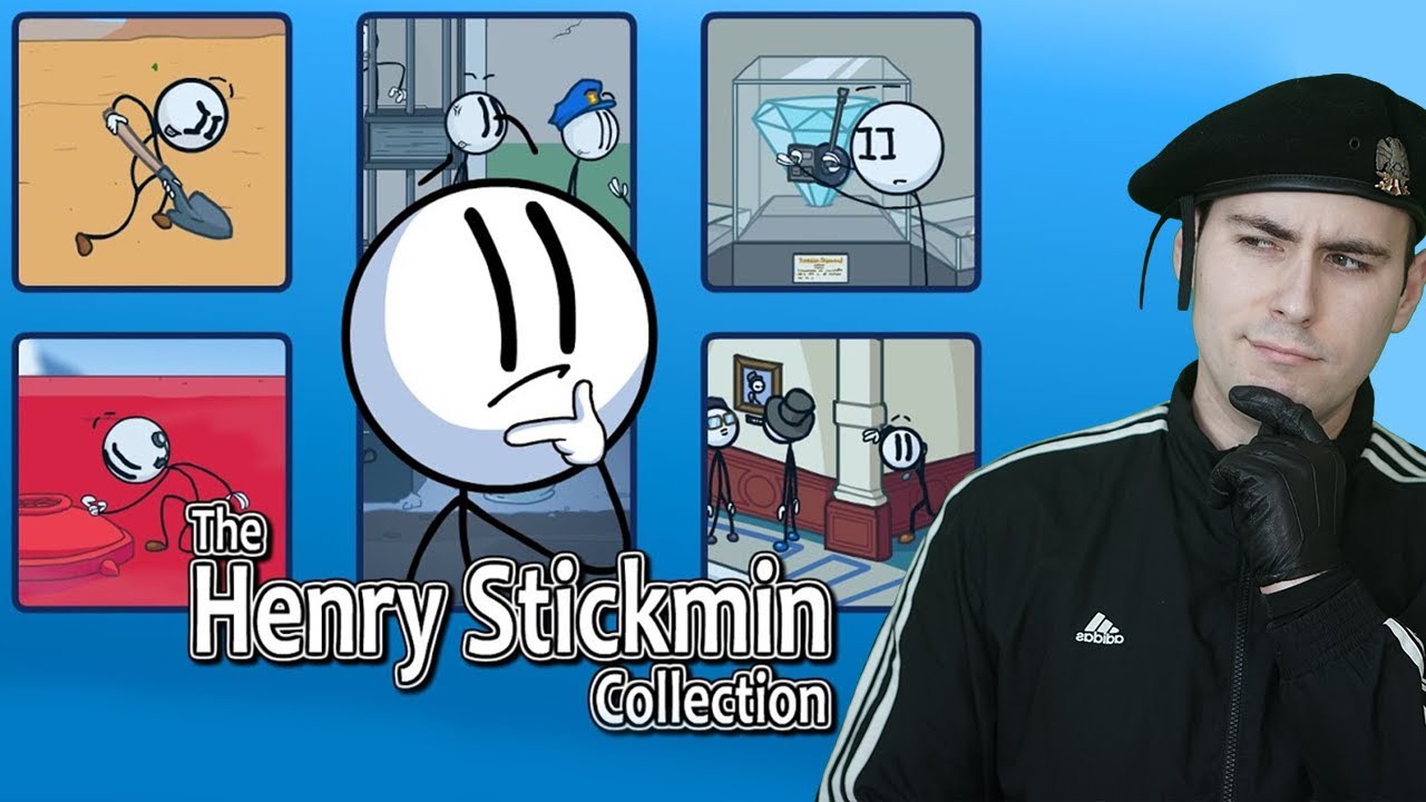 The Henry Stickmin Collection BLIND Playthrough (Walkthrough Let's Play Gameplay Reaction)