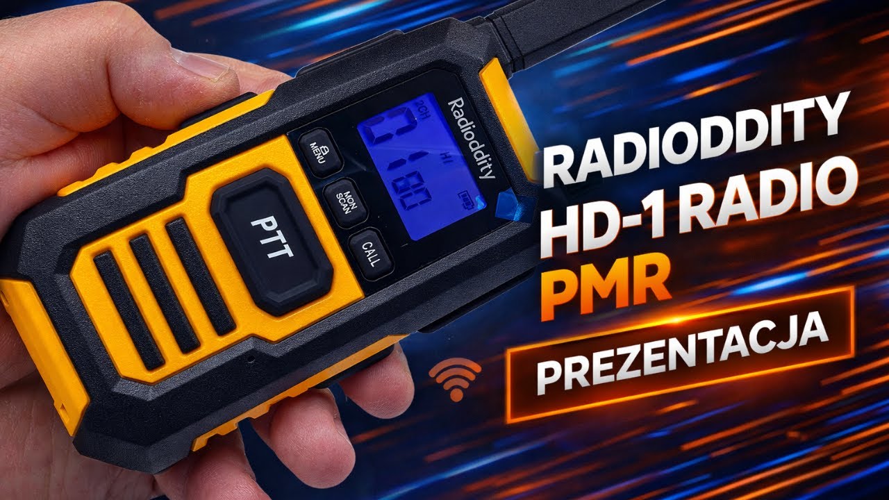 RADIODDITY HD-1 PMR 446 MHz – Pancerny Radiotelefon | Prezentacja + Konkurs