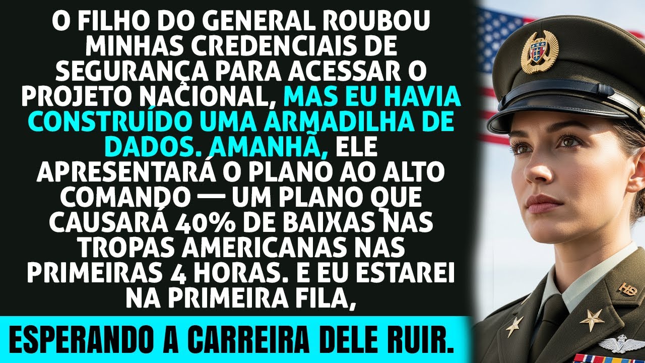O filho do general roubou minhas credenciais — deixei ele cair na própria armadilha