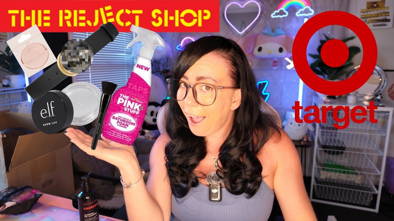 SHOPPING HAUL from THE REJECT SHOP and TARGET. MAKEUP, CLOTHING ACCESSORIES, CLEANING and MORE 👌✨️