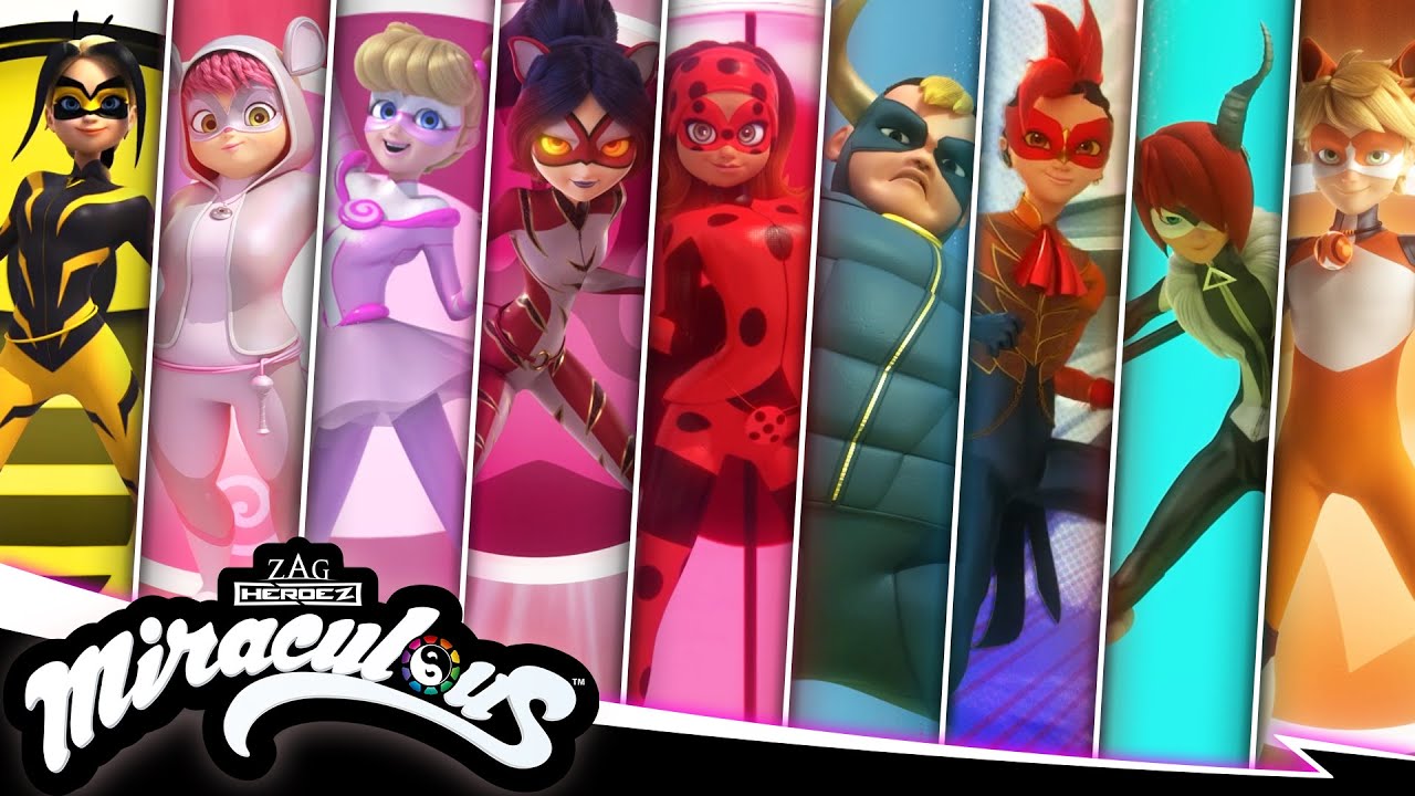 MIRACULOUS | 🐞 TUTTE LE TRASFORMAZIONI ☯️ | STAGIONE 4