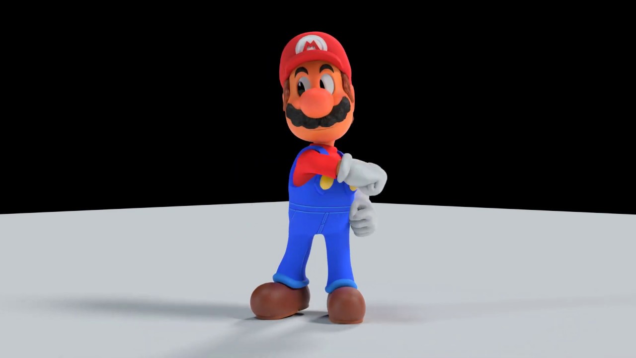 Custom Modeled Mario Rig Test Animation