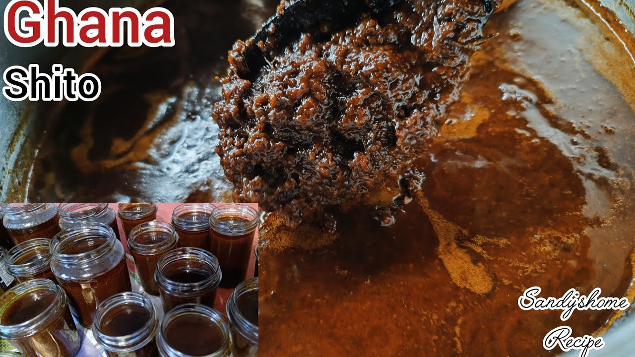 How To Make The Authentic Ghana 🇬🇭 Shito/Spicy Shito/Black Chilli Sauce.