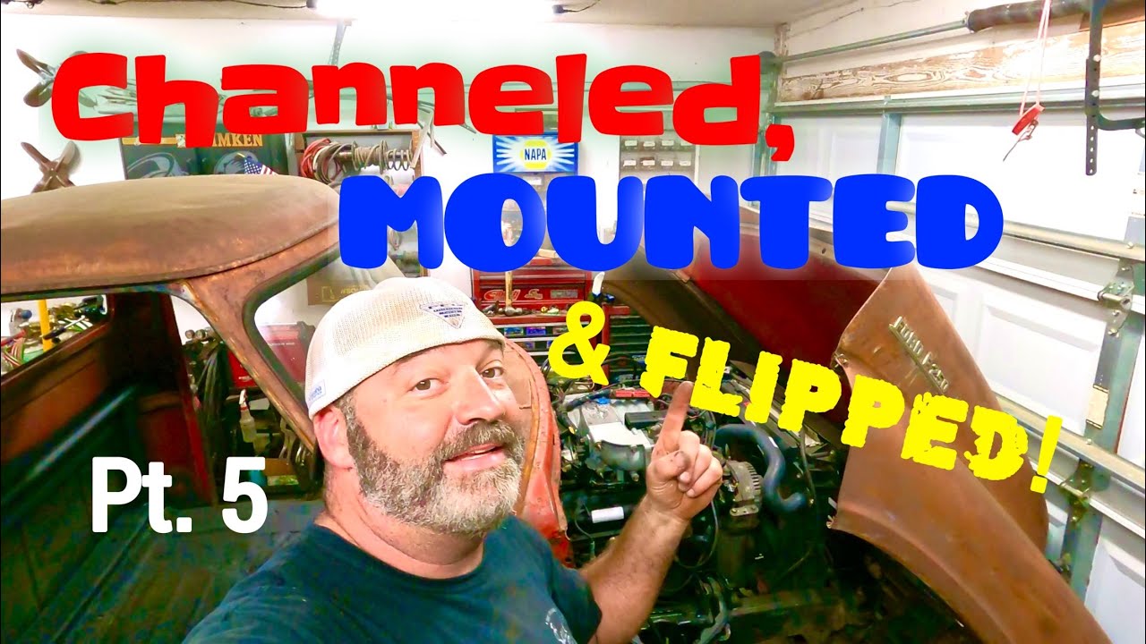 The build continues! We're almost there. Flip front end Installed. Cab channeled and mounted.