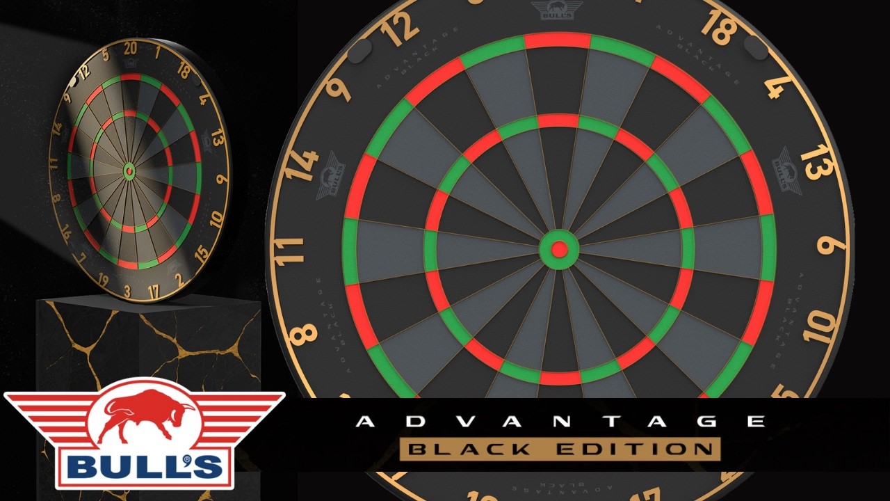 La Advantage Black Edition, la nouvelle cible de chez @Bull's Darts NL