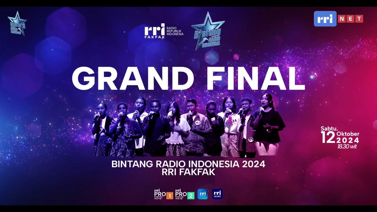 #rrifakfak #rripro1 #rripro2 | GRAND FINAL BINTANG RADIO 2024 || RRI FAKFAK
