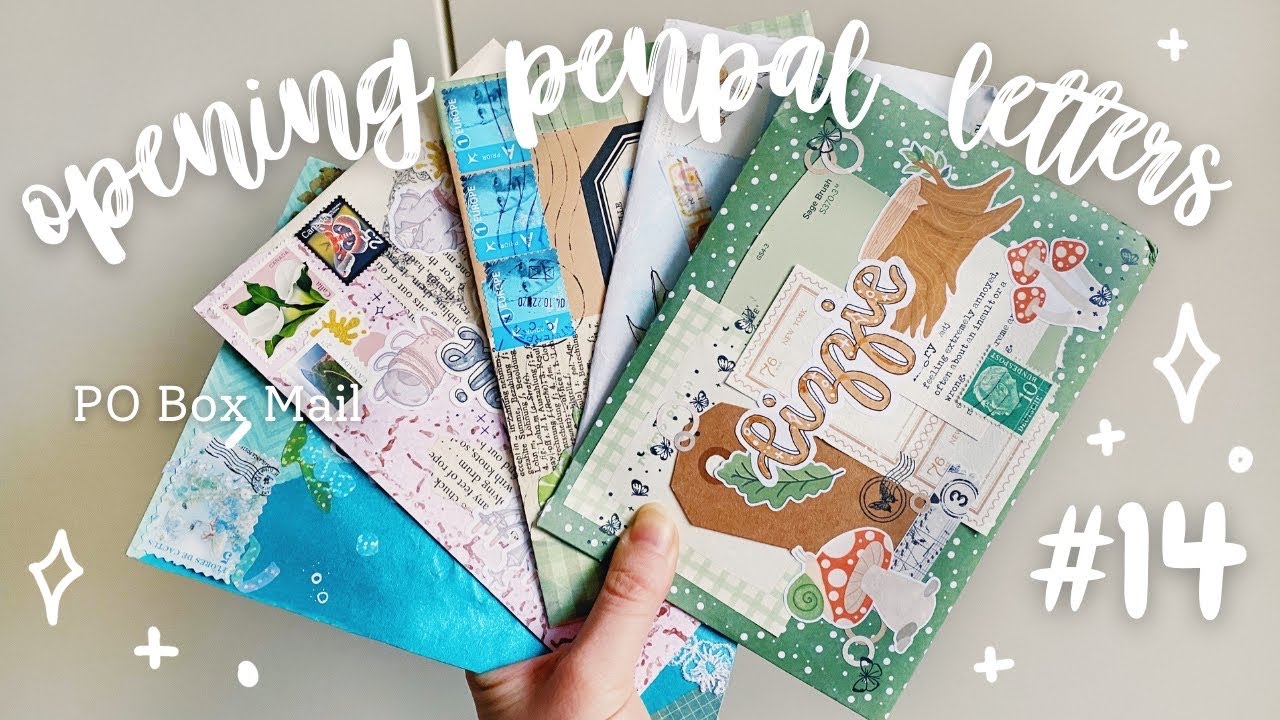 opening penpal letters #14 | PO Box mail