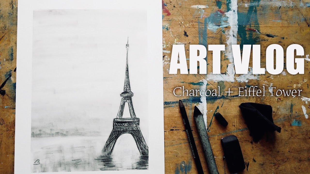art vlog | eiffel tower #art  #illustration
