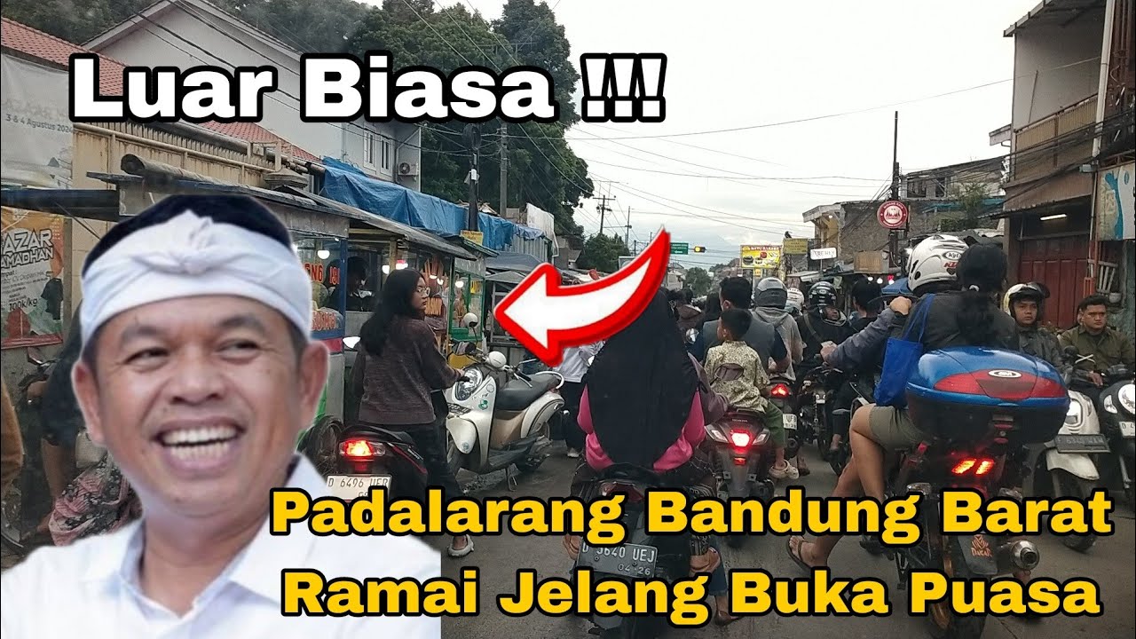 Luar Biasa !!! Jelang Buka Puasa Seperti Ini di Padalarang Bandung Barat #