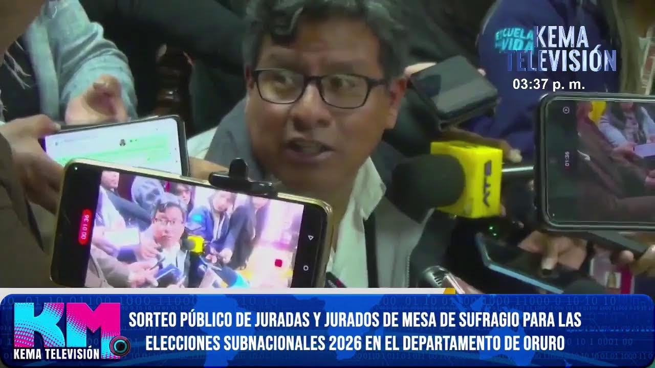 Sorteo Público de juradas y jurados de mesa de sufragio para las Elecciones Subnacionales 2026