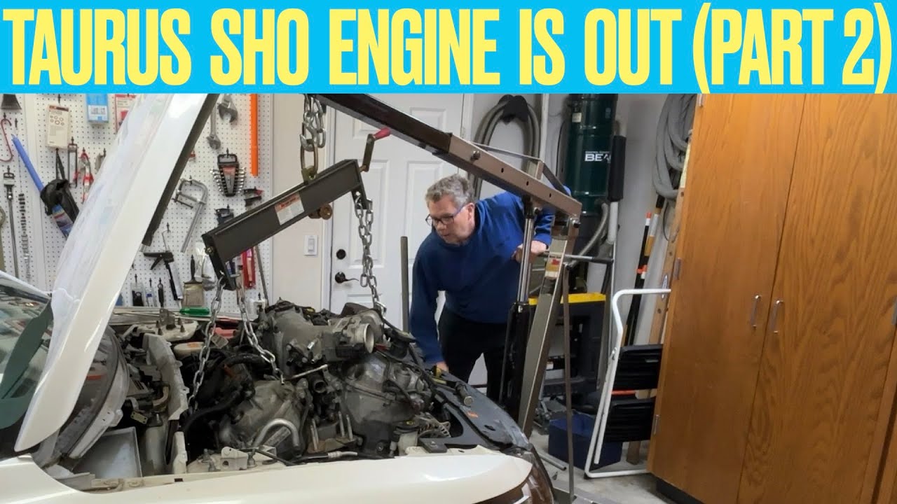 2013 Ford Taurus SHO Motor Removal (Part 2)