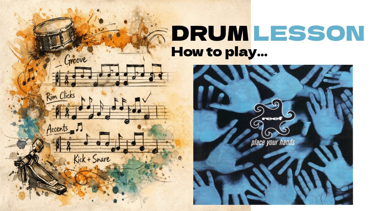 🥁 Place Your Hands Drum Lesson | Reef Drum Tutorial