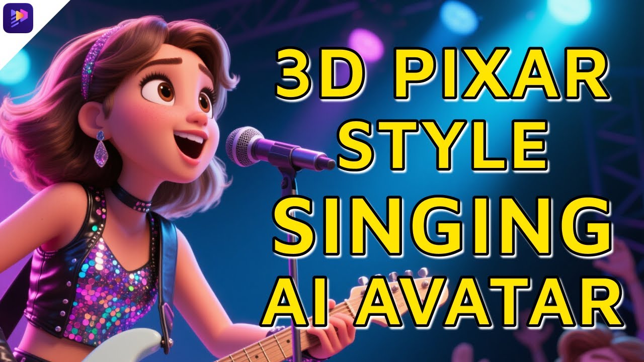 How to Create a Singing 3D Pixar Style Avatar with AI | Full AI Music Video Tutorial